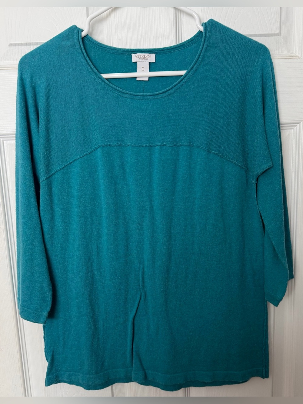 Teal Long Sleeve Tunic Top, Chico’s